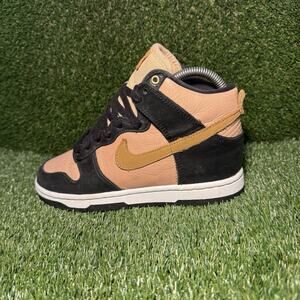 Size 5 - Nike Dunk LXX High Black Flax W